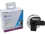 Endlosetiketten G&G, kompatibel zu Brother DK-22210, selbstklebend, Thermopapier,