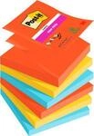 Post-it Haftnotizen Super Sticky Z-Notes Playful R330-6SS-PLAY, 6 x 90 Blatt,