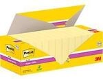 Post-it&reg; Super Sticky Notes 654SSCYP1, B 76 x H 76 mm, 100 % Recycling-Papier, gelb,