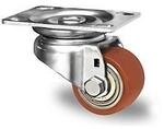 CASCOO Lenkrolle SWU5, mit Rad-&oslash; 50 mm x B 33 mm, Stahl-Felge,