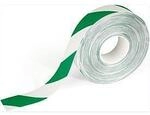 Bodenmarkierungsband Durable, zweifarbig, selbstklebend, 30 m L&auml;nge, gr&uuml;n/wei&szlig;
