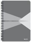 Notizbuch Leitz Office, DIN A5, 90 karierte Blatt, Spiralbindung, Kunststoff-Einband,