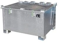 Lithium-Ionen-Lagerbeh&auml;lter LIL 280, Stahlblech, abschlie&szlig;barer Deckel, 3-fach