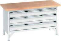Bott Kastenwerkbank cubio, Buche-Multiplexplatte, B 1500 x T 750 x H 840 mm,