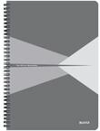 Collegeblock Leitz Office, Format A4, 90 karierte Blatt, l&auml;sst sich um 360&deg;