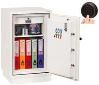 Feuerschutzschrank FS 0442, Fingerprintschloss, B 520 x T 520 x H 820 mm, Stahl,