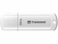 Transcend JetFlash 730 - USB-Flash-Laufwerk - 128 GB - USB 3.0 - weiß