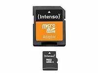 Intenso - Flash-Speicherkarte (microSDHC/SD-Adapter inbegriffen) - 32 GB - Class 4 -