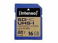 Intenso - Flash-Speicherkarte - 16 GB - UHS Class 1 / Class10 - SDHC UHS-I
