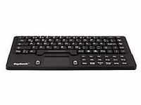 Keysonic KSK-5031IN - Tastatur - mit Touchpad - Englisch - Schwarz