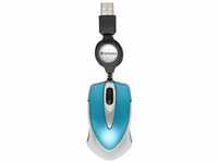 Verbatim Go Mini Optical Travel Mouse - Maus - USB - Caribbean Blue