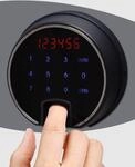 Feuerschutzschrank FS 1282 F, Fingerprintschloss, Stahl, signalwei&szlig; RAL 9003