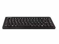 Keysonic KSK-3230IN Waterproof Mini size industrial - Tastatur - Englisch - Schwarz