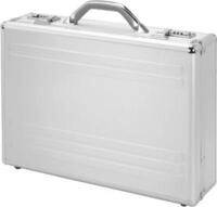 Laptop-Koffer, mit Tragegriff, 1 Fach, silber