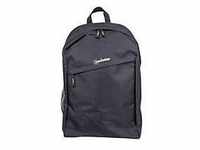 Manhattan "Knappack Backpack 15.6 ", Black, LOW COST, Lightweight, Internal Laptop