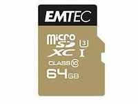 EMTEC SpeedIN' - Flash-Speicherkarte - 64 GB - microSDXC