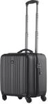 JSA Trolley 2 in 1, mit Tragegriff und Rollen, 1 Fach, ABS, schwarz matt