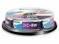 Philips DN4S4B10F - 10 x DVD-RW - 4.7 GB (120 Min.) 1x - 4x - Spindel