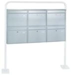 Rottner Briefkastenanlage, mit 6 Briefk&auml;sten, ohne St&auml;nder, H 635 x B 1160 x...