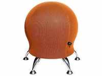 Hocker Sitness 5, mit integriertem Gymnastikball, belastbar bis 110 kg, orange