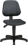 Arbeitsdrehstuhl 9650, Integralschaum, Gleiter, schwarz