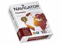 Kopierpapier Navigator Presentation, DIN A4, 100 g/m², hochweiß, 1 Paket = 500
