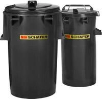 System-M&uuml;lleimer SME, Volumen 50 l, mit B&uuml;gel, anthrazit