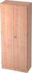 Aktenschrank, 5 OH, abschlie&szlig;bar, B 800 x T 420 x H 2004 mm, Nussbaum-Dekor