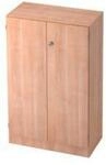 Aktenschrank 3 OH, B 800 x T 420 x H 1270 mm, abschlie&szlig;bar, Nussbaum-Dekor