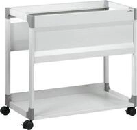 H&auml;ngemappenwagen System File Trolley 90 A4, grau