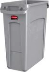 Abfallbeh&auml;lter Slim Jim&reg;, Kunststoff, Fassungsverm&ouml;gen 60 Liter, grau