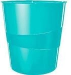LEITZ&reg; Papierkorb WOW, 15 Liter, eisblau
