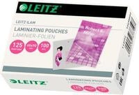 Laminierfolien Leitz iLAM, Hoch-& Querformat, St&auml;rke 125 &micro;m, L 98 x B 68 mm, PET,