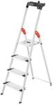 Stufenstehleiter Hailo L80 ComfortLine, EN 131, mit Multifunktionsschale &