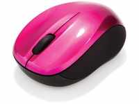 Verbatim Wireless Mouse GO NANO - Maus - RF - Hot Pink