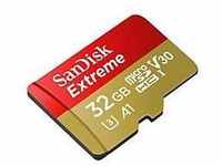 SanDisk Extreme - Flash-Speicherkarte (microSDHC/SD-Adapter inbegriffen) - 32 GB - A1