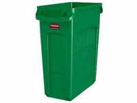 Abfallbehälter Slim Jim®, Kunststoff, Fassungsvermögen 60 Liter, grün