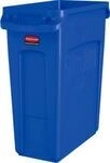 Abfallbeh&auml;lter Slim Jim&reg;, Kunststoff, Fassungsverm&ouml;gen 60 Liter, blau