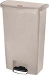 Tretabfalleimer Slim Jim&reg;, Kunststoff, Fassungsverm&ouml;gen 68 Liter, beige