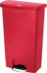 Tretabfalleimer Slim Jim&reg;, Kunststoff, Fassungsverm&ouml;gen 68 Liter, rot