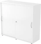 Schiebet&uuml;renschrank TARA, 3 Ordnerh&ouml;hen, B 1200 x T 400 x H 1180 mm, abschlie&szlig;- &