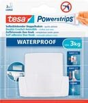 tesa Powerstrips Duohaken Wave, f&uuml;r Feuchtr&auml;ume, f&uuml;r Gegenst&auml;nde bis 3 kg, 1