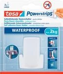 tesa Powerstrips Haken Wave, f&uuml;r Feuchtr&auml;ume, h&auml;lt Gegenst&auml;nde bis 2 kg, 1 St&uuml;ck