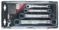 GEARplus Torx-E-Doppel-Ratschenringschl&uuml;ssel-Satz, 4-tlg