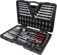 1/4"+3/8"+1/2" CHROMEplus Steckschl&uuml;ssel-Satz, 124-tlg