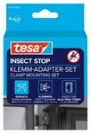 tesa&reg; Klemm-Adapter-Set INSECT STOP, 3-teilig, f&uuml;r T&uuml;ren und Fenster, anthrazit