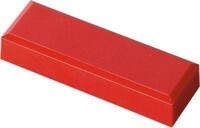 MAUL Rechteckmagnete, 53 x 18 x 10 mm, 20 St&uuml;ck, rot