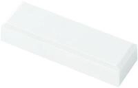 MAUL Rechteckmagnete, 53 x 18 x 10 mm, 20 St&uuml;ck, wei&szlig;