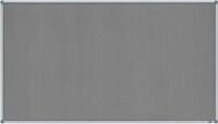 MAUL Pinnwandtafel 2000, Textil, grau, 900 x 1800 mm