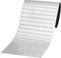 Franken Datumsstreifen DS1203A f&uuml;r JetKalender JK1203